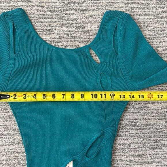 NWT For Love & Lemons Loreli Midi Dress Electric Blue Large Revolve - Picture 11 of 16